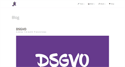 Desktop Screenshot of johanneskroening.de
